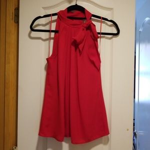 Red bow top
